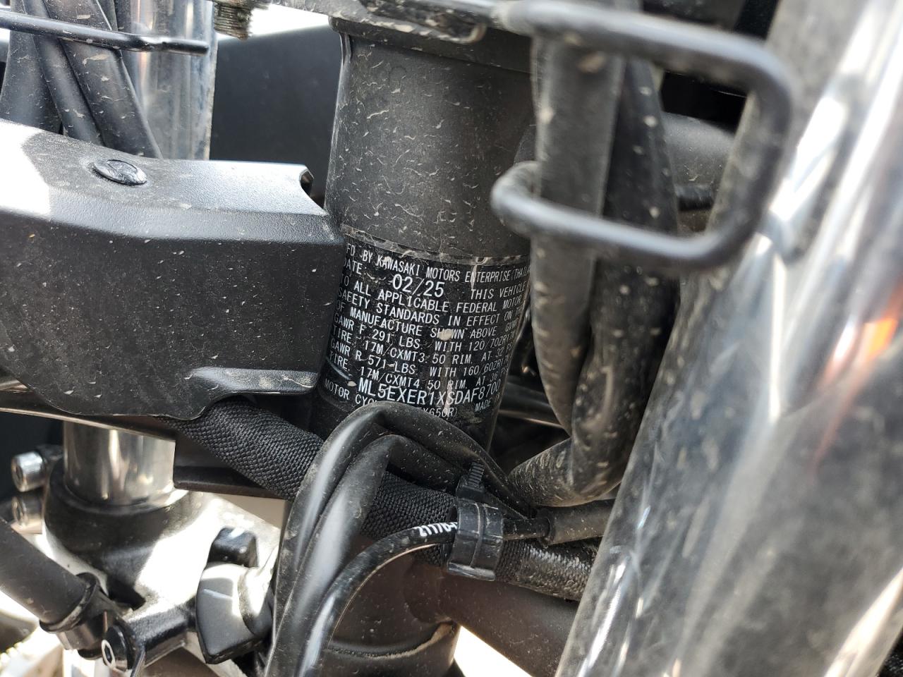 ml5exer1xsdaf8700 ML5EXER1XSDAF8700 2025 Kawasaki Ex650 R