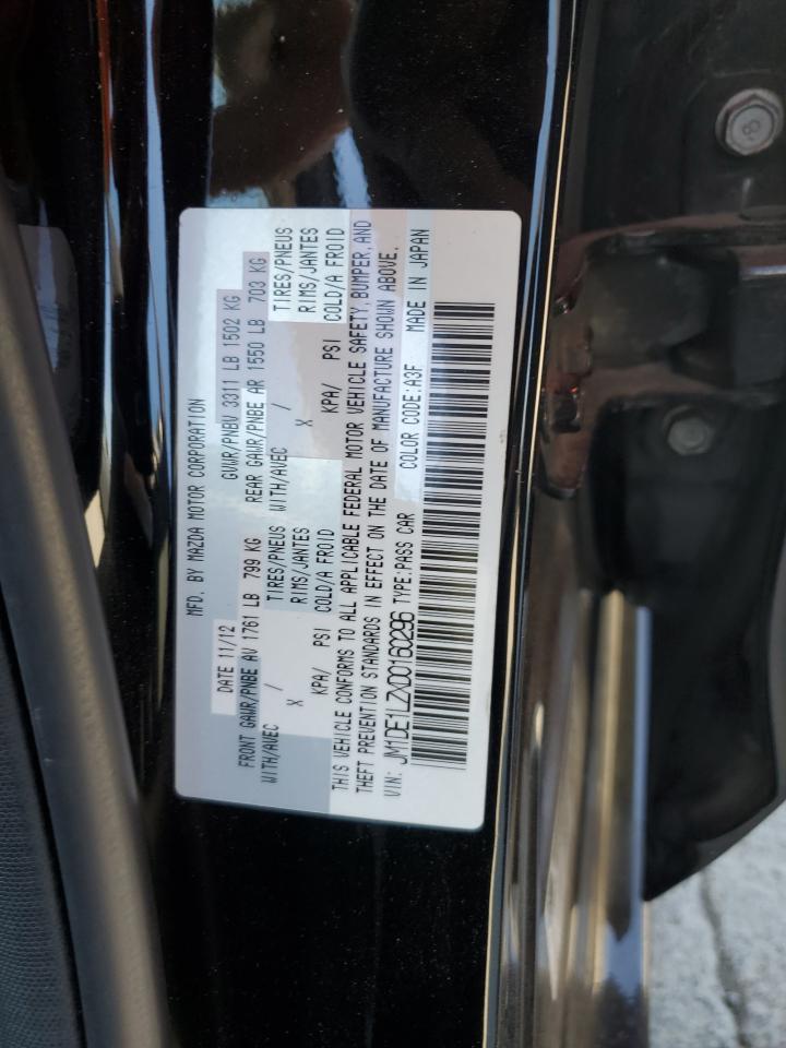 2013 Mazda Mazda2 VIN: JM1DE1LZXD0160296 Lot: 64324975