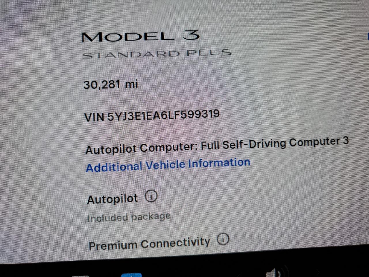 2020 Tesla Model 3 VIN: 5YJ3E1EA6LF599319 Lot: 63815395