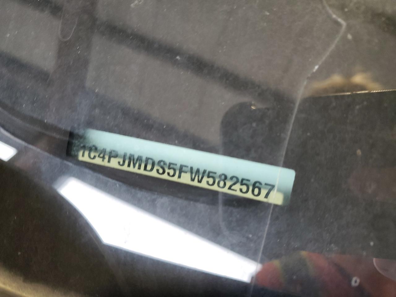 2015 Jeep Cherokee Limited VIN: 1C4PJMDS5FW582567 Lot: 63948415