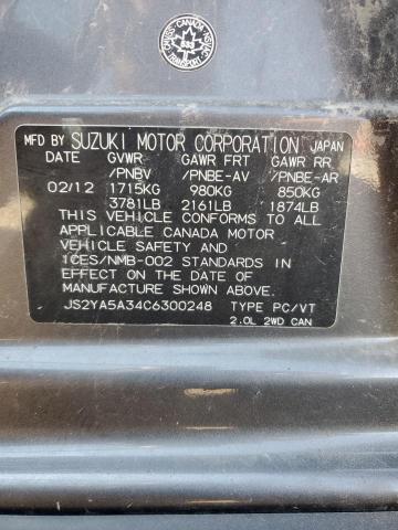 2012 SUZUKI SX4   