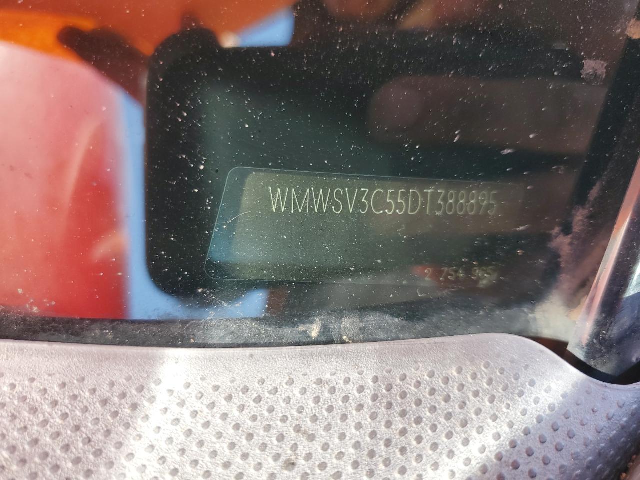 2013 Mini Cooper S VIN: WMWSV3C55DT388895 Lot: 66415515