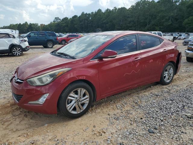 Sedans HYUNDAI ELANTRA 2016 Red