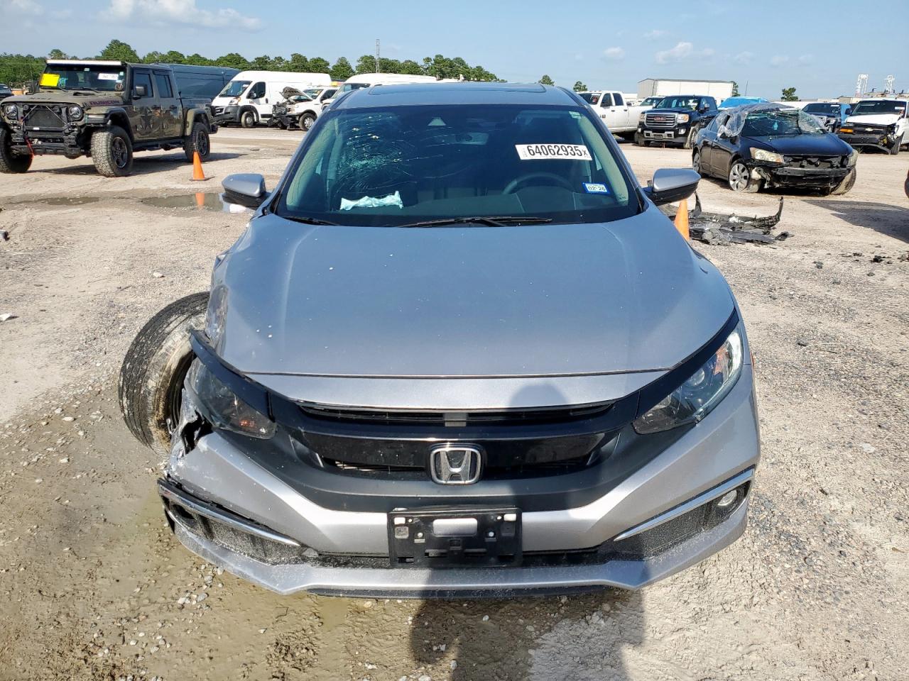 2020 Honda Civic Exl VIN: 19XFC1F71LE025321 Lot: 64062935