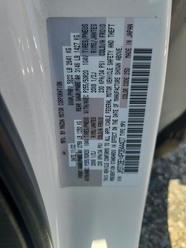 2023 Mazda Cx-9 Signature VIN: JM3TCBEY4P0644407 Lot: 64588485