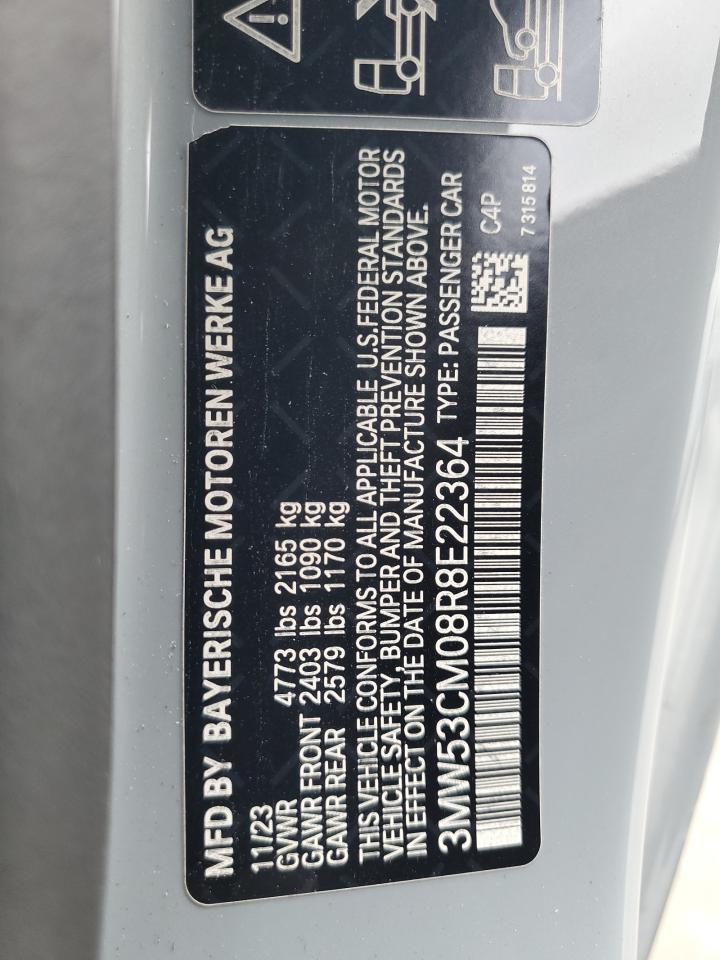 2024 BMW M240Xi VIN: 3MW53CM08R8E22364 Lot: 65507535