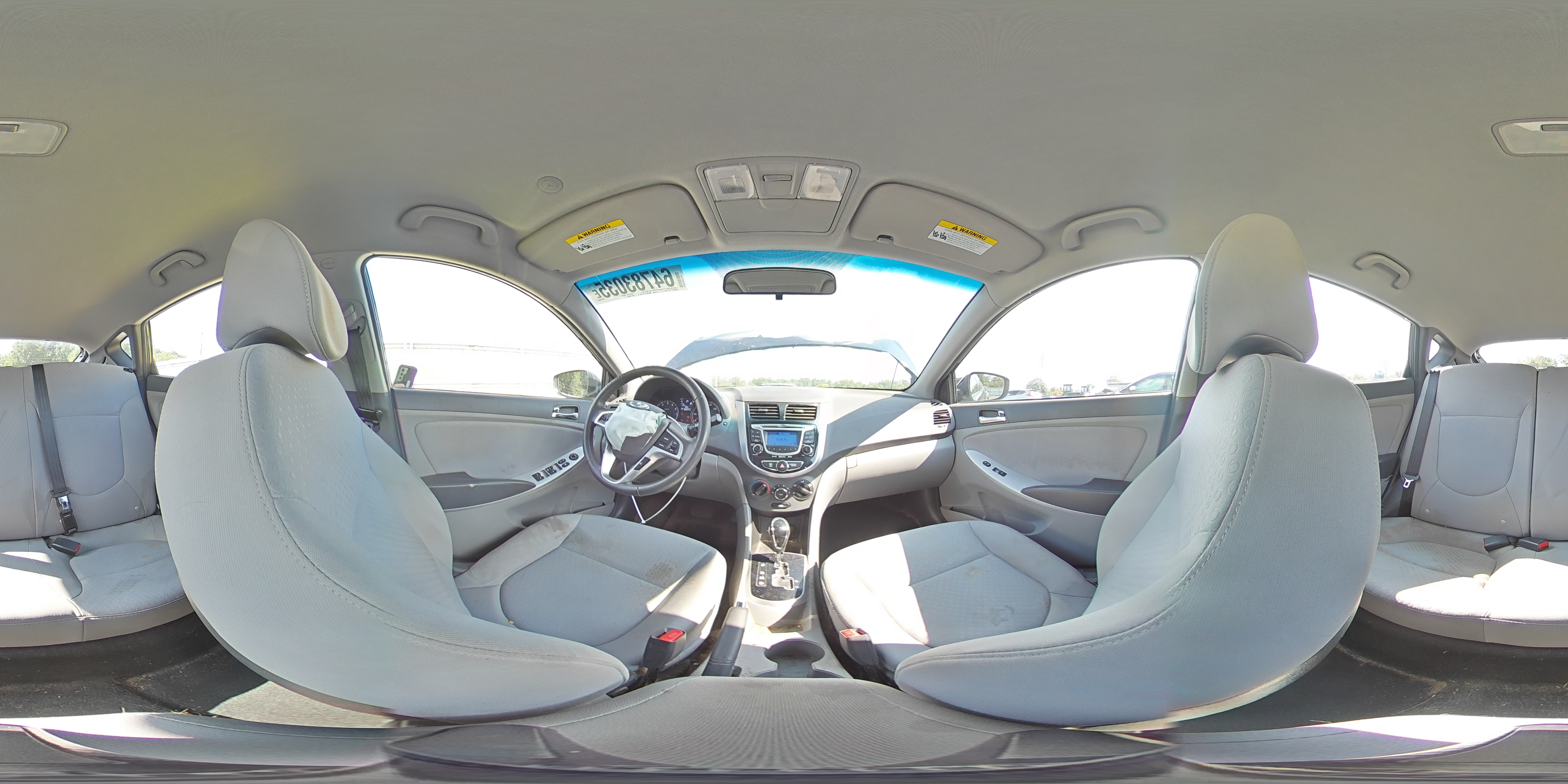 2013 Hyundai Accent Gls VIN: KMHCU5AE4DU106020 Lot: 64783035