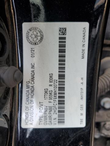 2021 HONDA CIVIC TOURING  