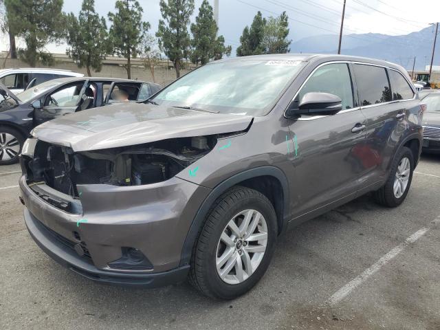  TOYOTA HIGHLANDER 2016 Szary