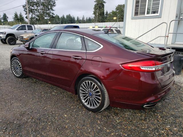 Sedans FORD FUSION 2017 Burgundy