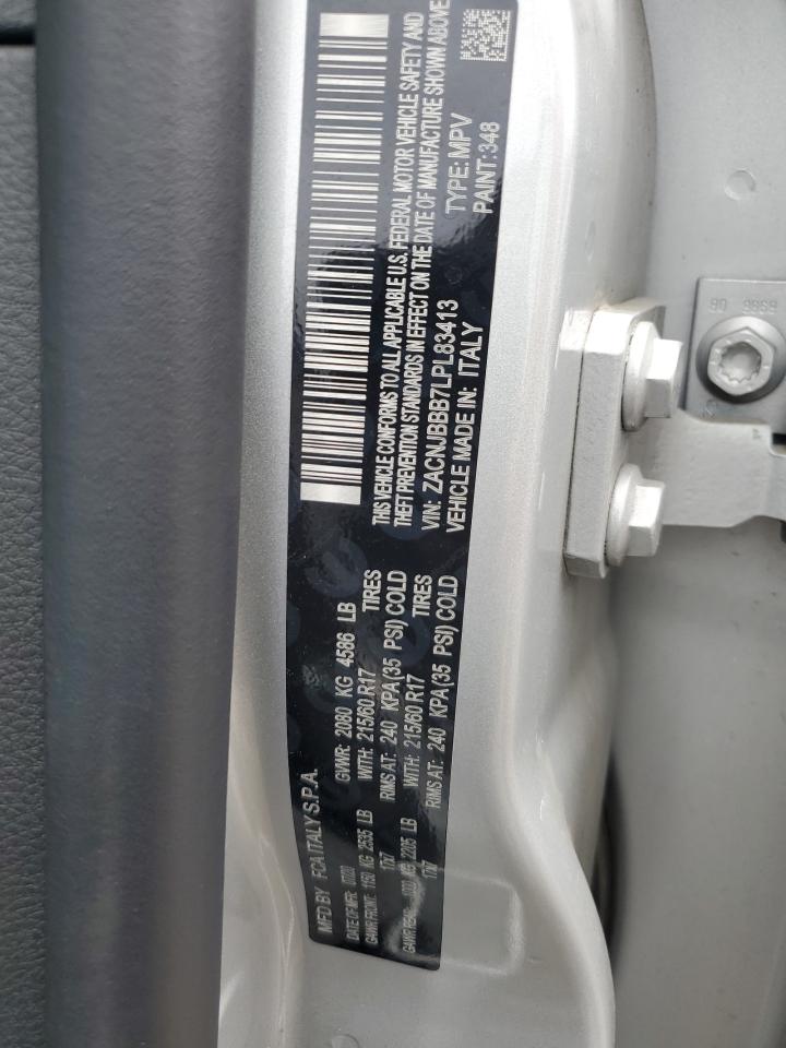 2020 Jeep Renegade Latitude VIN: ZACNJBBB7LPL83413 Lot: 65178815