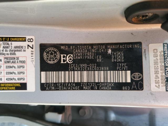2006 TOYOTA COROLLA MATRIX XR  