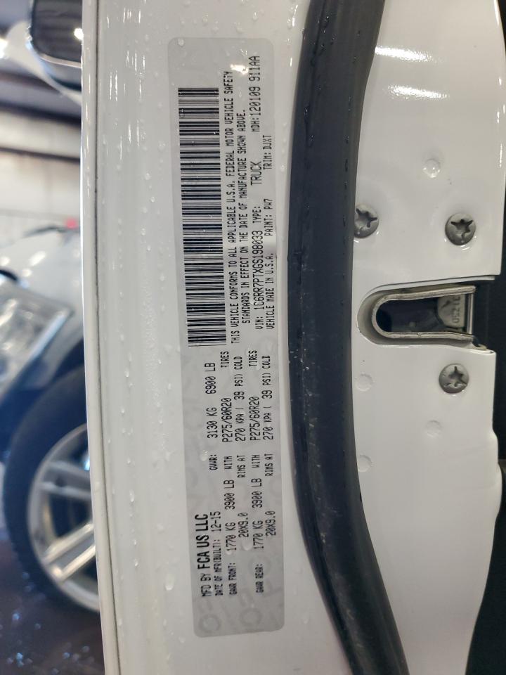 2016 Ram 1500 Longhorn VIN: 1C6RR7PTXGS198033 Lot: 64750785