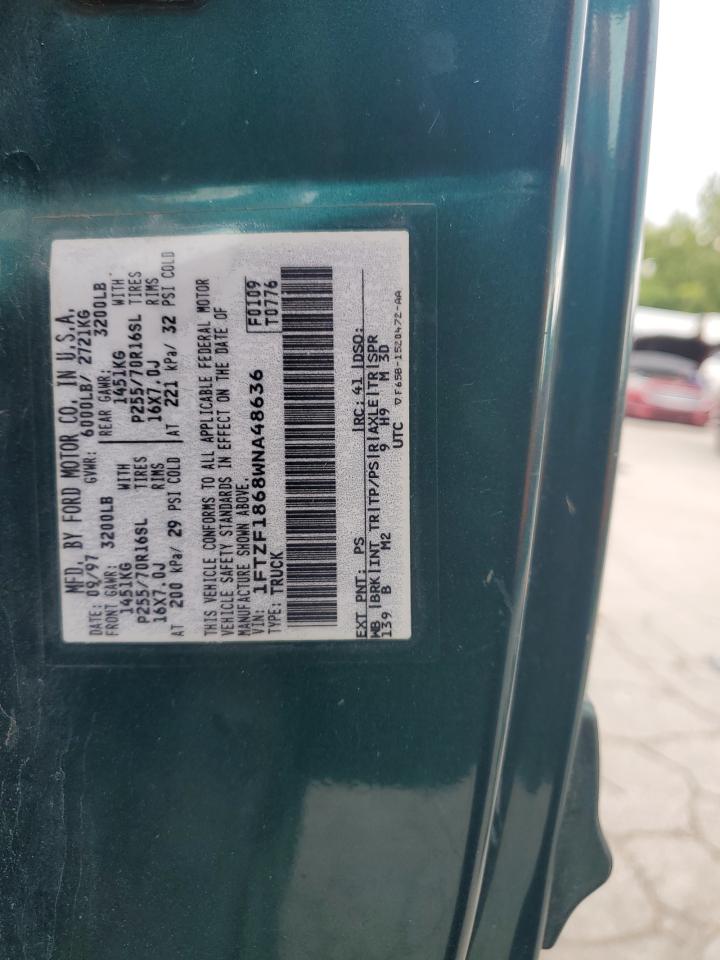 1FTZF1868WNA48636 1998 Ford F150