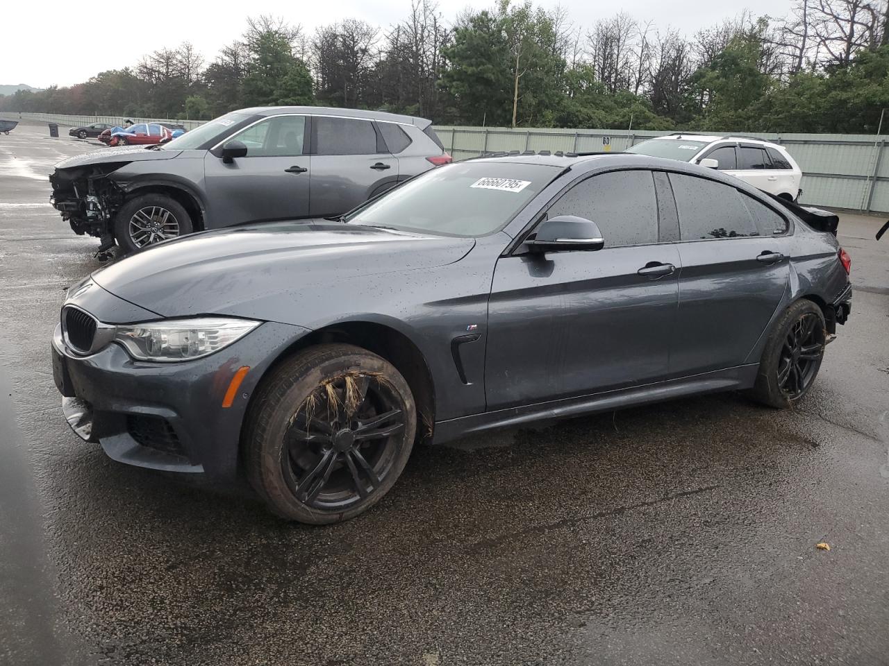 2015 BMW 428 Xi Gran Coupe grey null gas WBA4A7C57FD413370 photo #1