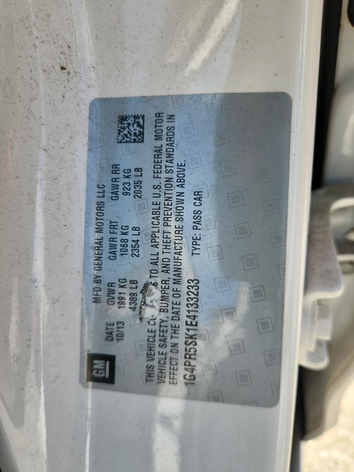 2014 Buick Verano Convenience VIN: 1G4PR5SK1E4133233 Lot: 65477945