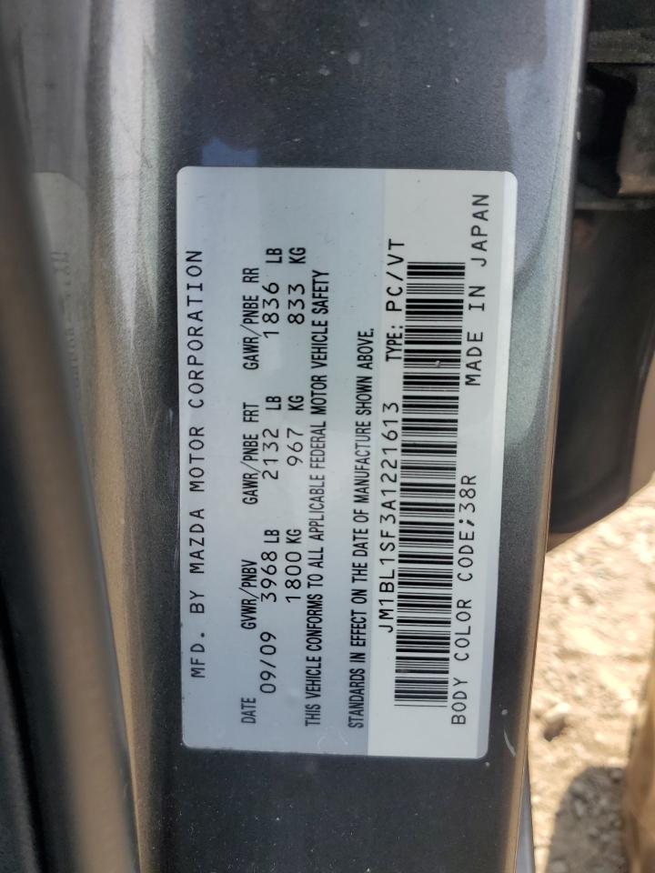 2010 Mazda 3 I VIN: JM1BL1SF3A1221613 Lot: 64361505