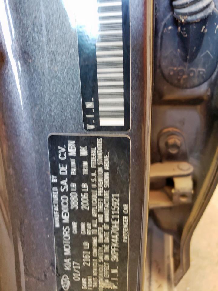 2017 Kia Forte Lx VIN: 3KPFK4A70HE115921 Lot: 65475795