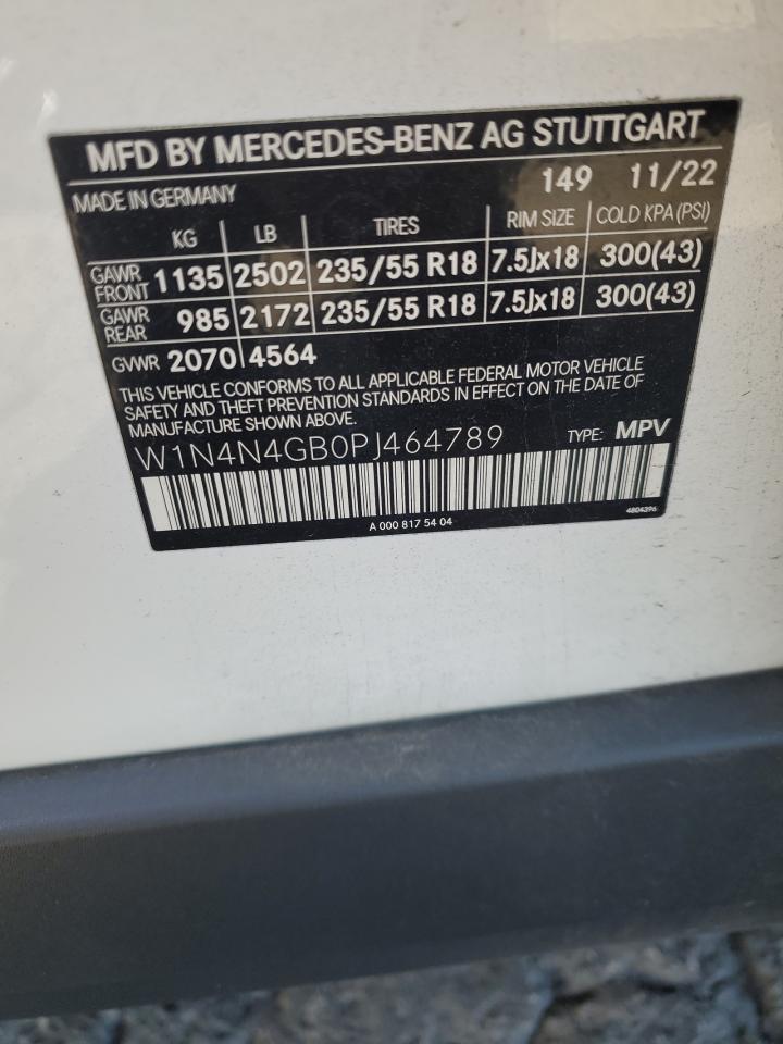 2023 Mercedes-Benz Gla 250 VIN: W1N4N4GB0PJ464789 Lot: 62606025
