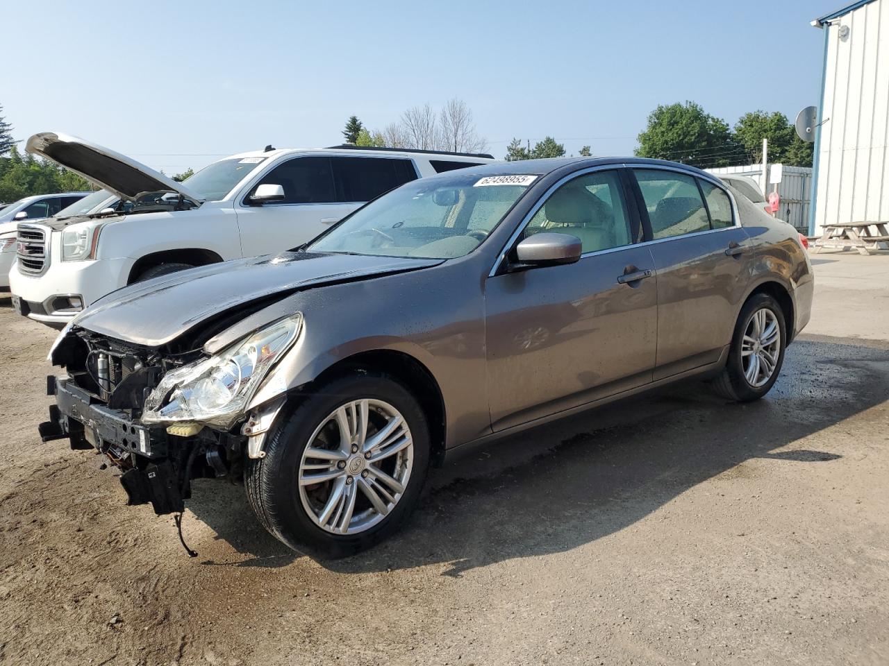 2010 Infiniti G37 silver sedan gas JN1CV6AR0AM460982 photo #1