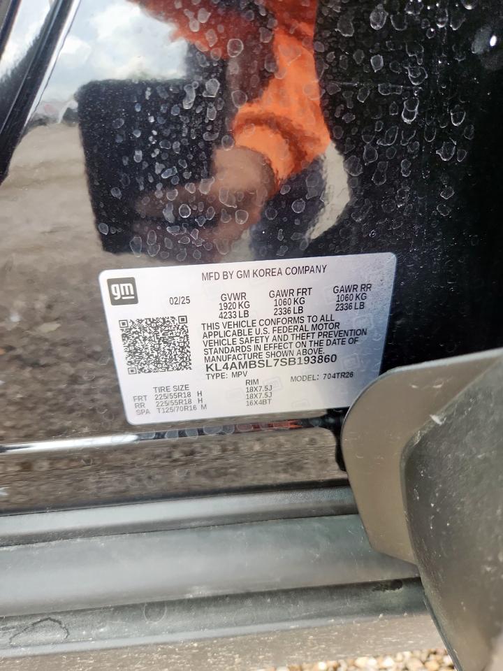 2025 Buick Encore Gx Preferred VIN: KL4AMBSL7SB193860 Lot: 63947755