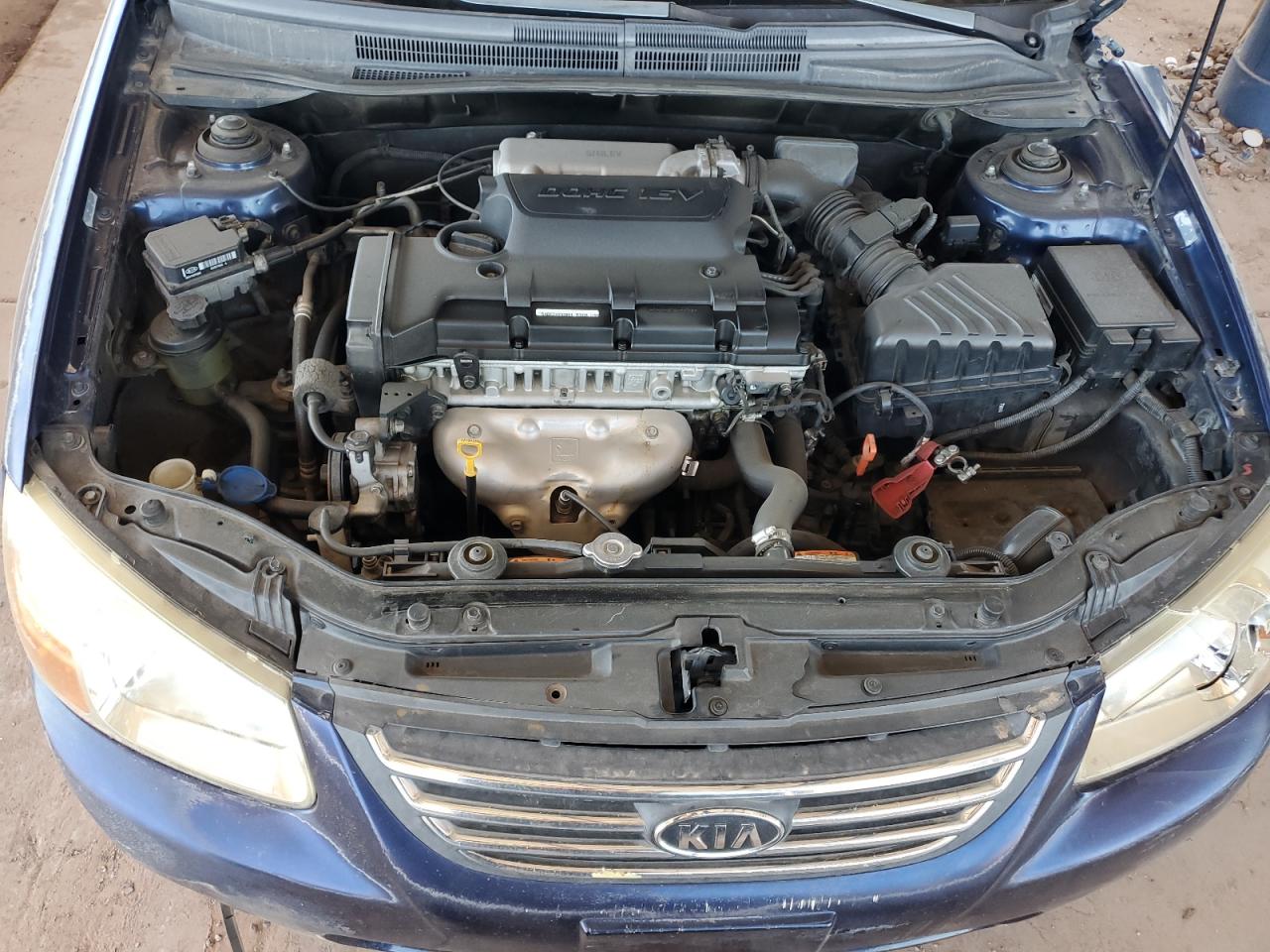 2008 Kia Spectra Ex VIN: KNAFE122985553726 Lot: 66731965