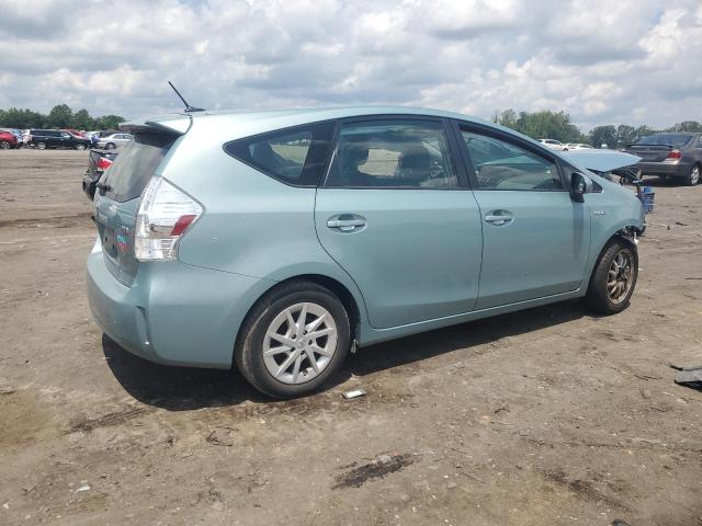 Crossovers TOYOTA PRIUS 2013 Turquoise