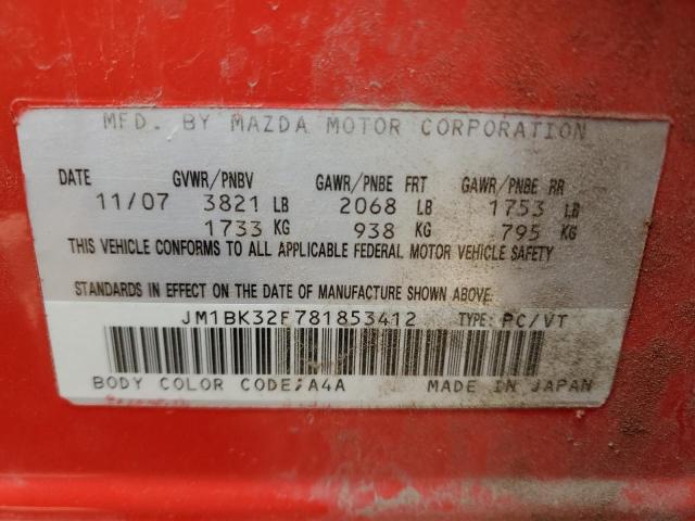 2008 MAZDA 3 I  