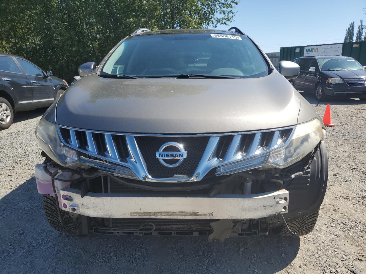 2009 Nissan Murano S VIN: JN8AZ18W09W139844 Lot: 66868115
