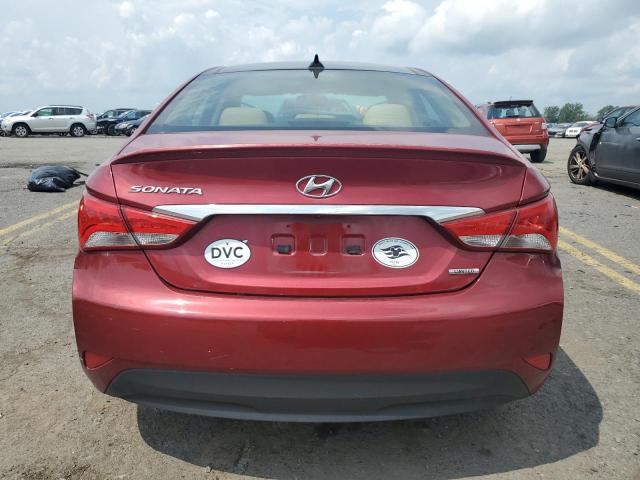  HYUNDAI SONATA 2014 Czerwony