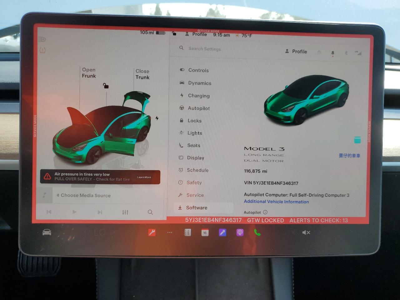 2022 Tesla Model 3 VIN: 5YJ3E1EB4NF346317 Lot: 64826575