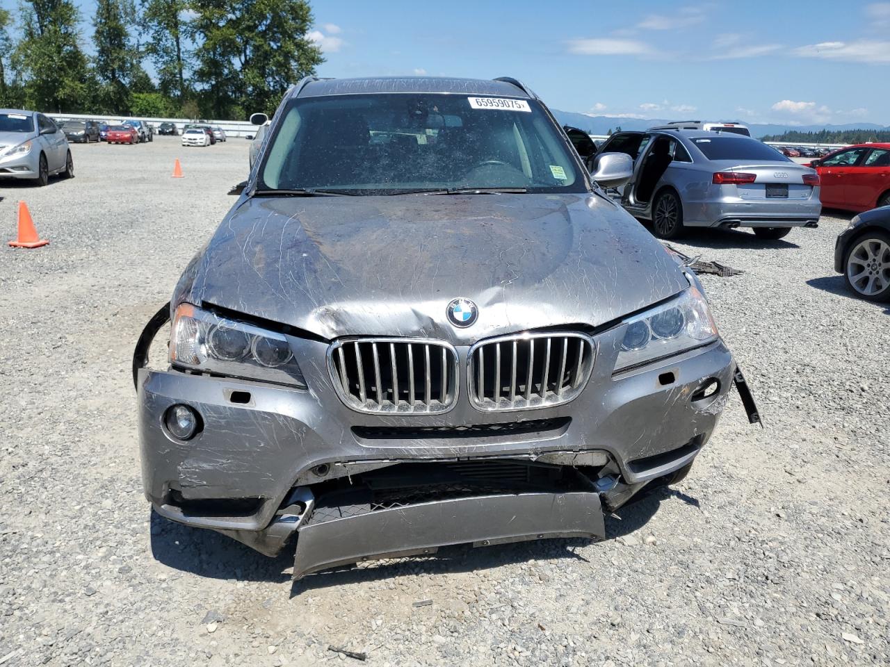 2013 BMW X3 xDrive28I VIN: 5UXWX9C52D0A20095 Lot: 65959075