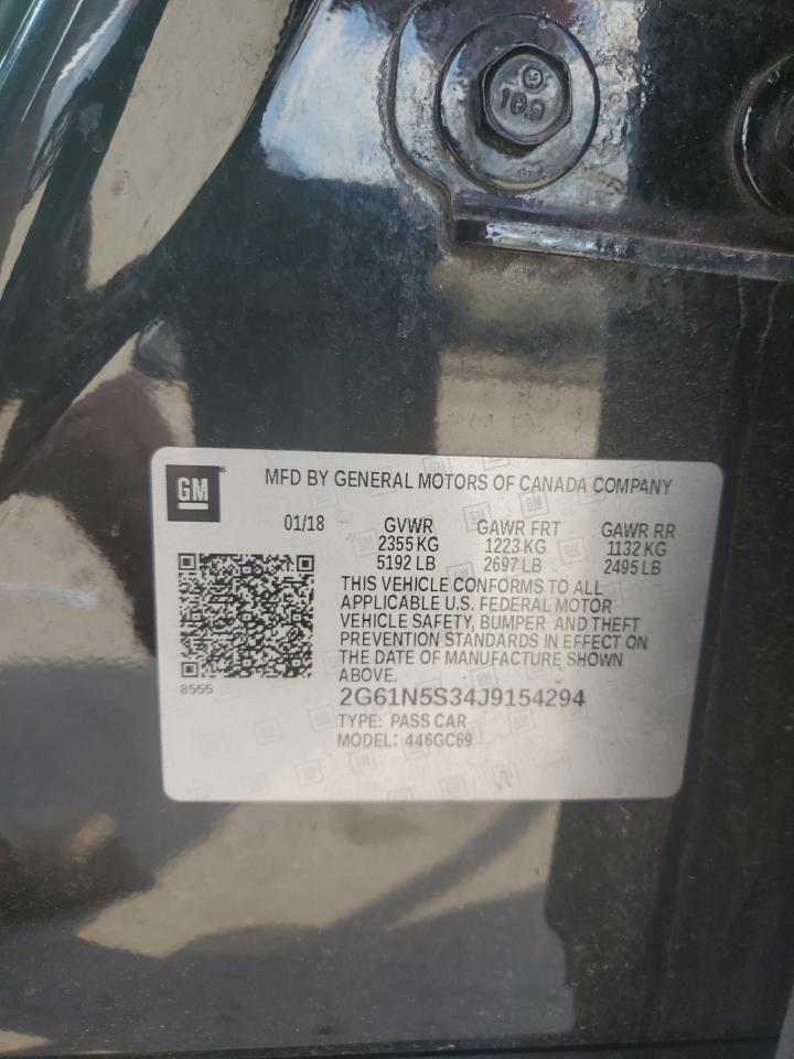 2018 Cadillac Xts Luxury VIN: 2G61N5S34J9154294 Lot: 63453555