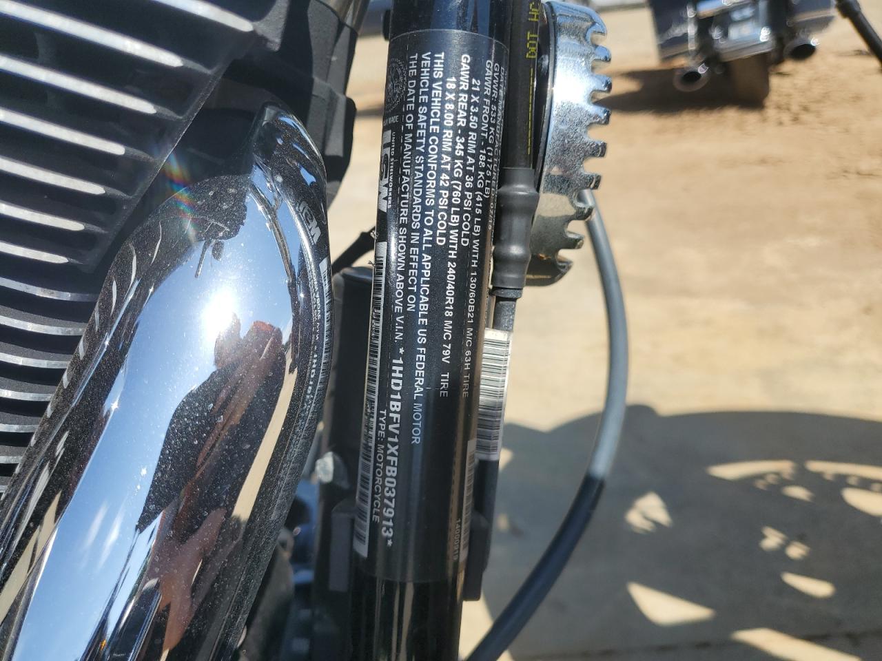 2015 Harley-Davidson Fxsb Breakout VIN: 1HD1BFV1XFB037913 Lot: 65439715