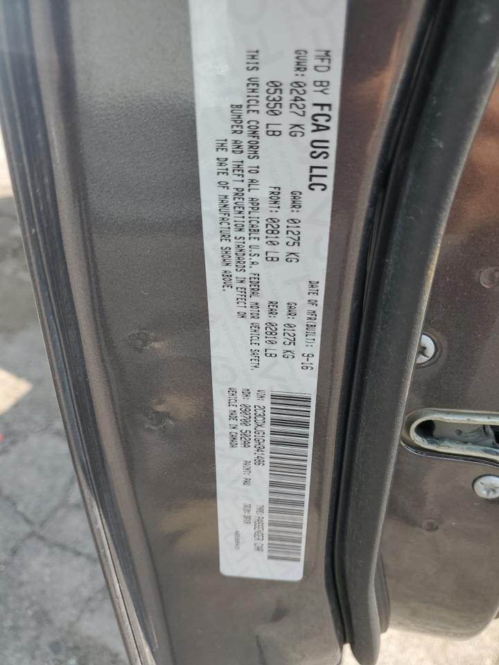 2016 Dodge Charger Sxt VIN: 2C3CDXJG1GH341486 Lot: 66755055