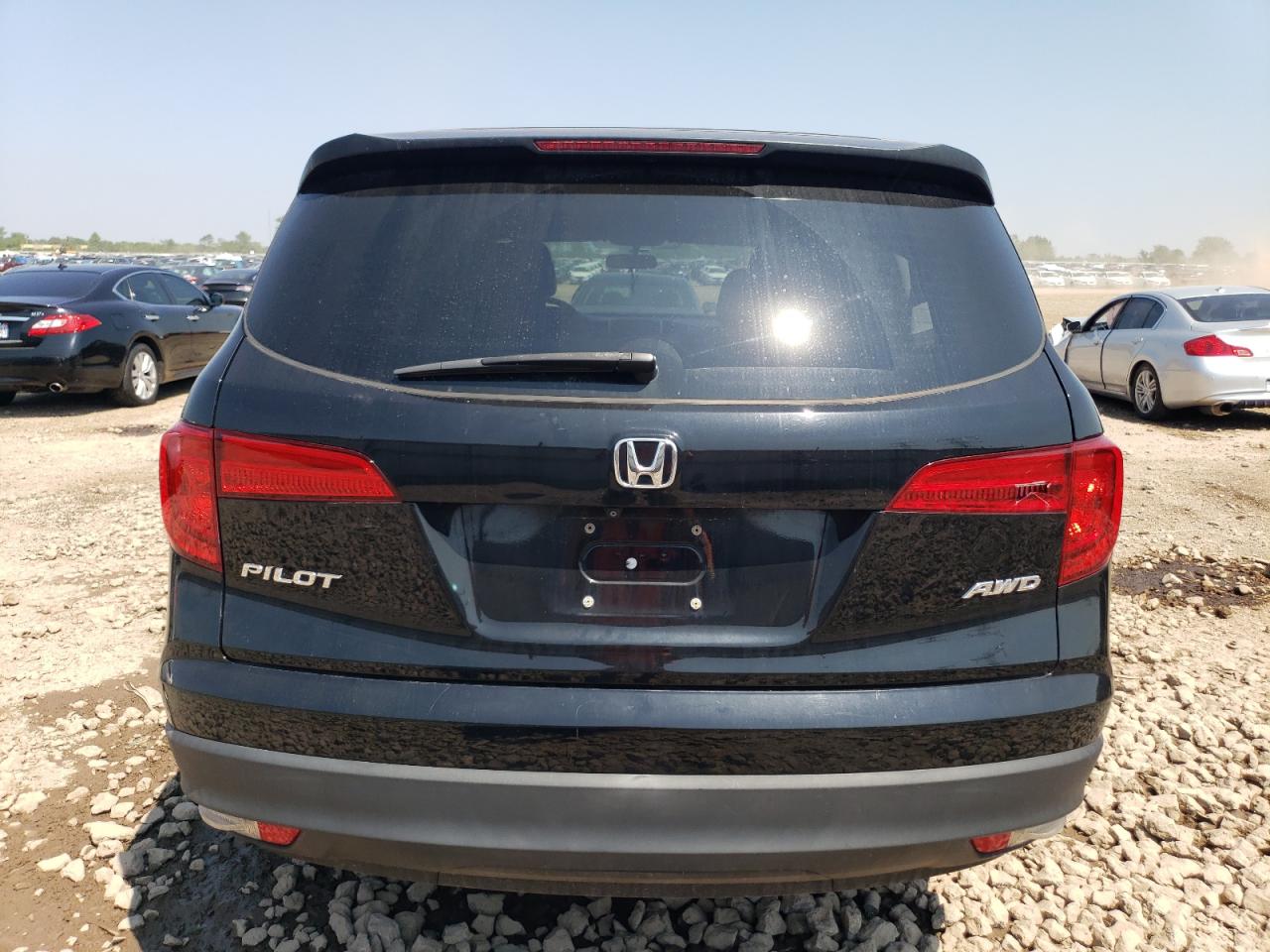 2017 Honda Pilot Lx VIN: 5FNYF6H12HB077192 Lot: 64110395