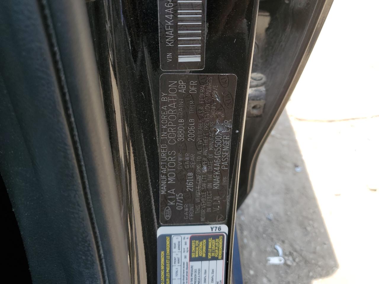 2016 Kia Forte Lx VIN: KNAFK4A64G5500221 Lot: 63614925