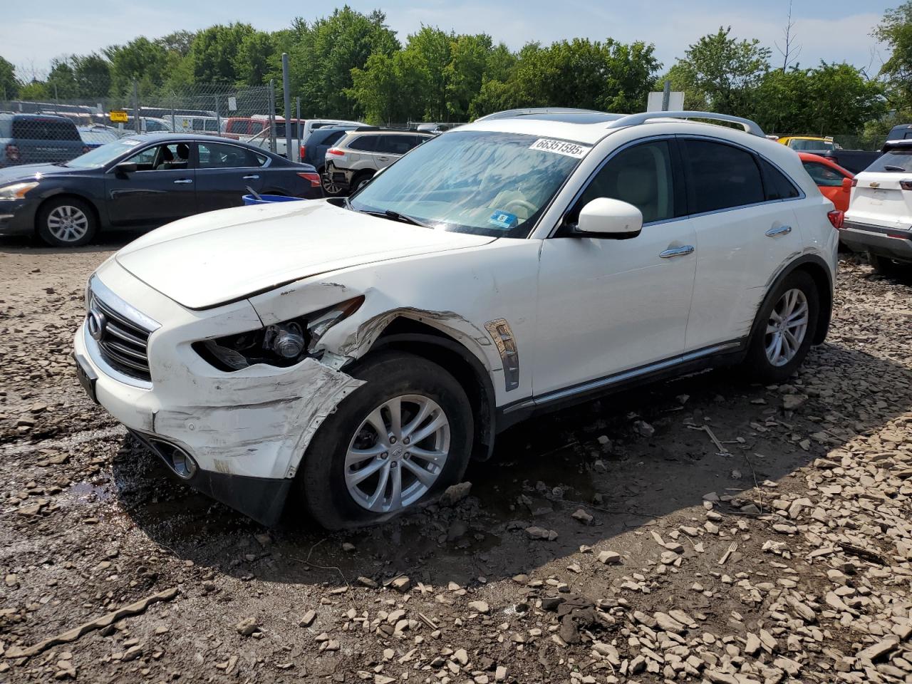 2012 Infiniti Fx35 VIN: JN8AS1MW0CM156253 Lot: 66351595