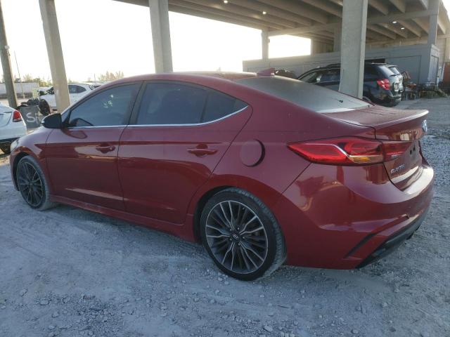  HYUNDAI ELANTRA 2018 Red