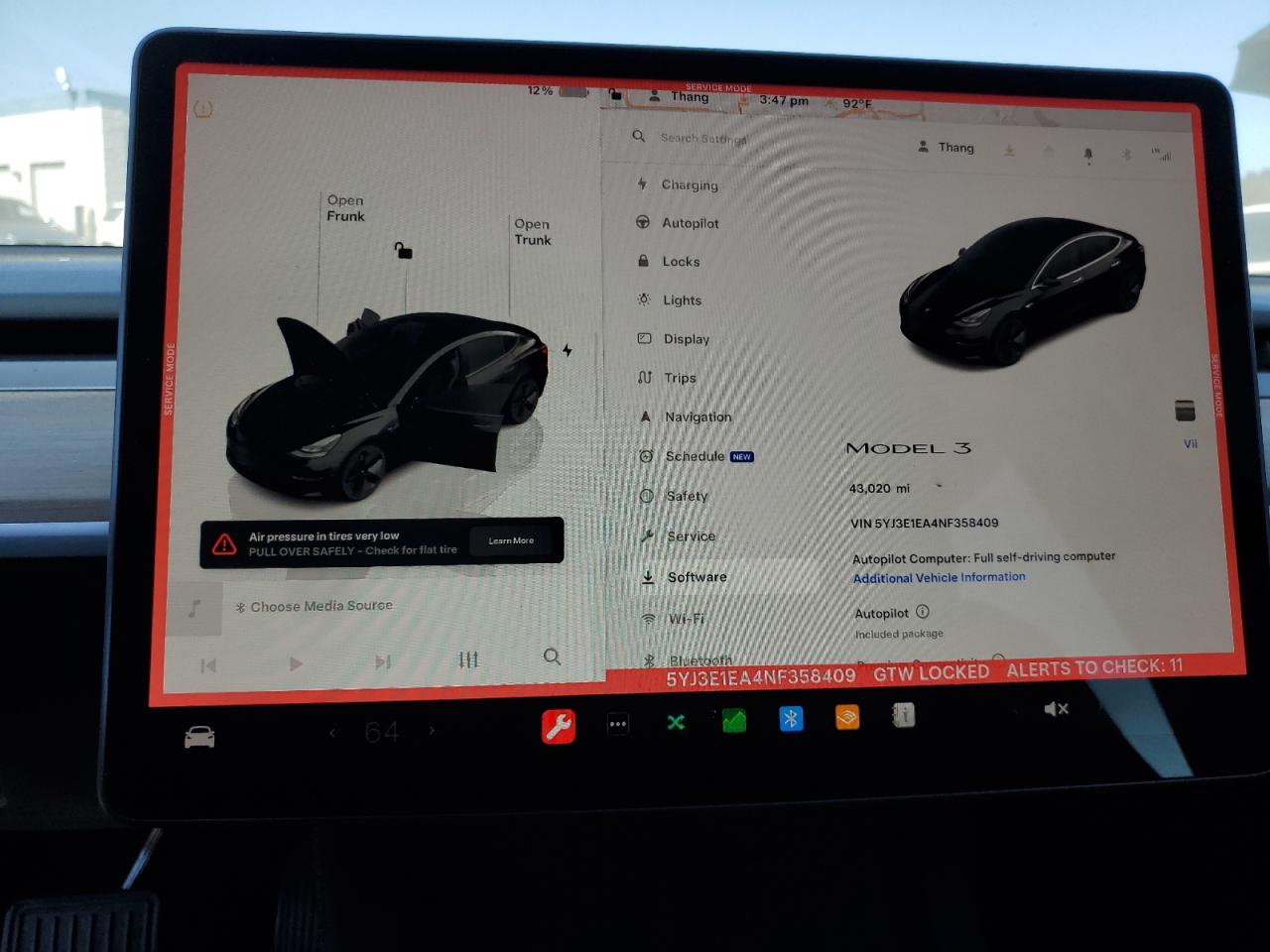 2022 Tesla Model 3 VIN: 5YJ3E1EA4NF358409 Lot: 65125835