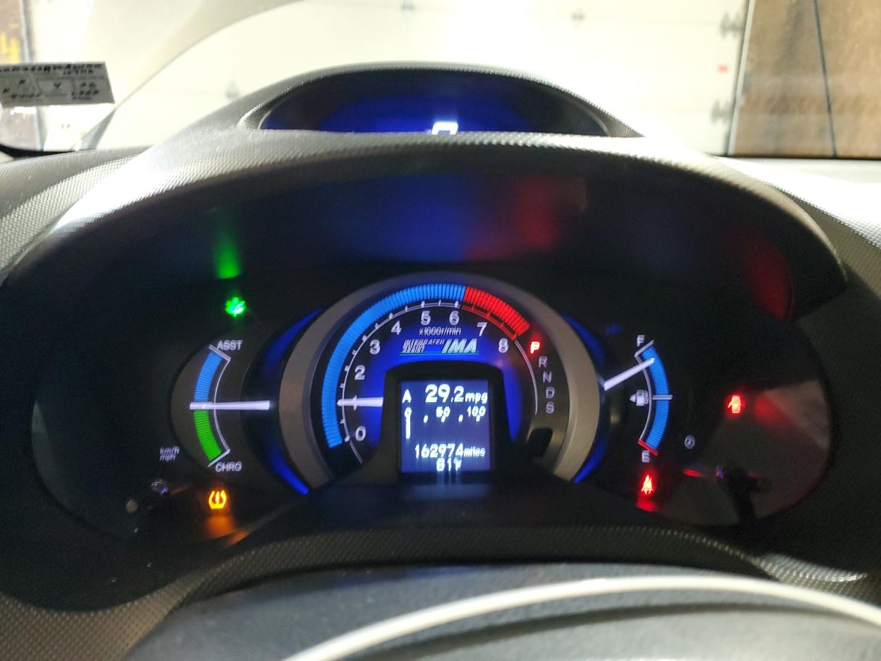 2010 Honda Insight Ex VIN: JHMZE2H76AS021610 Lot: 62992225