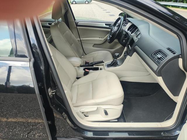 Hatchbacks VOLKSWAGEN GOLF 2015 Czarny