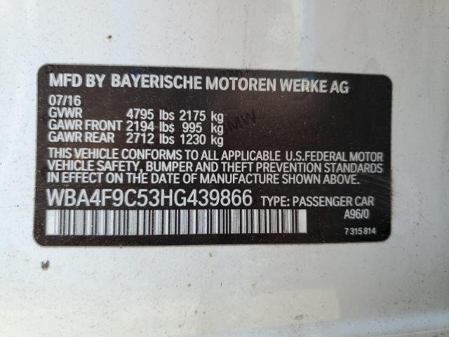 2017 BMW 430XI GRAN COUPE  