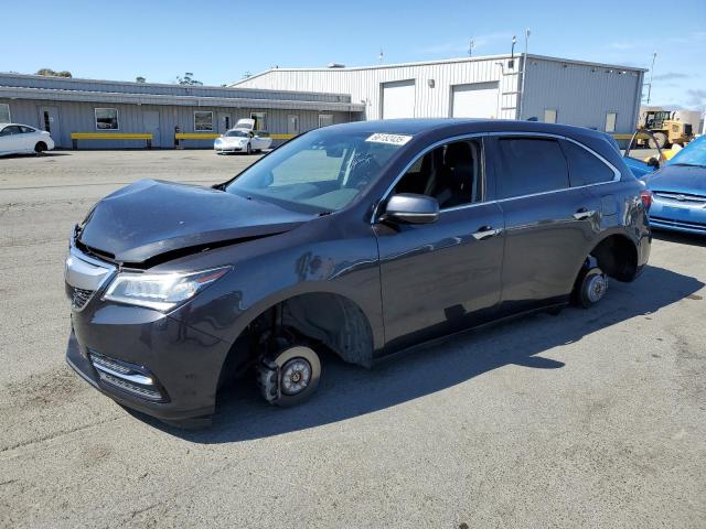  ACURA MDX 2016 Сharcoal