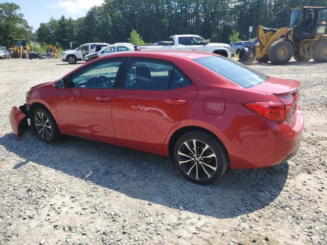  TOYOTA COROLLA 2019 Czerwony