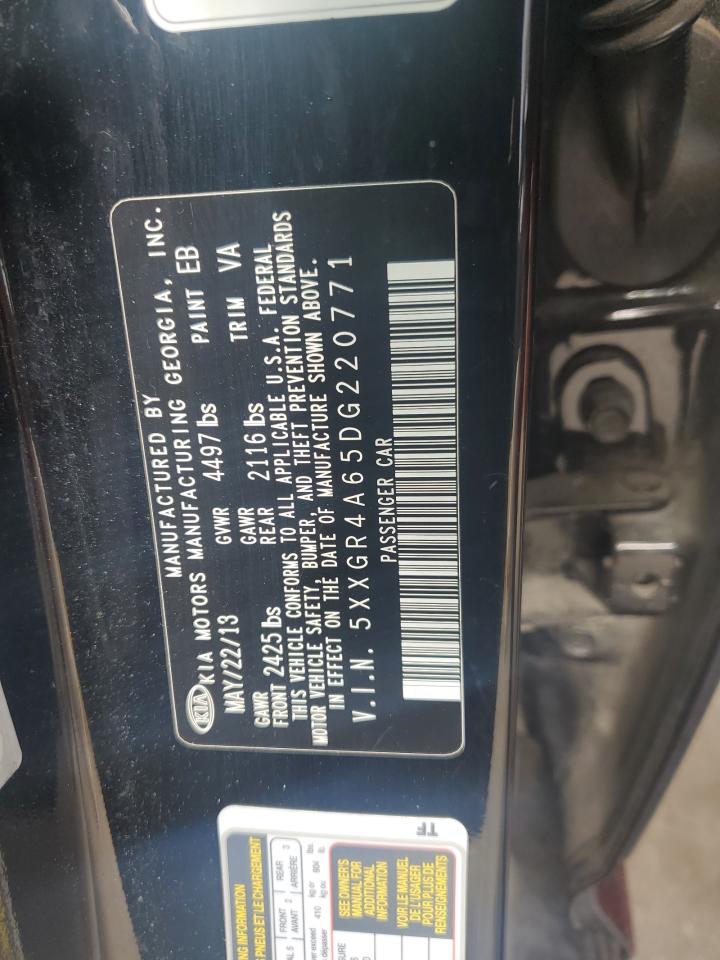 5xxgr4a65dg220771 5XXGR4A65DG220771 2013 Kia Optima Sx