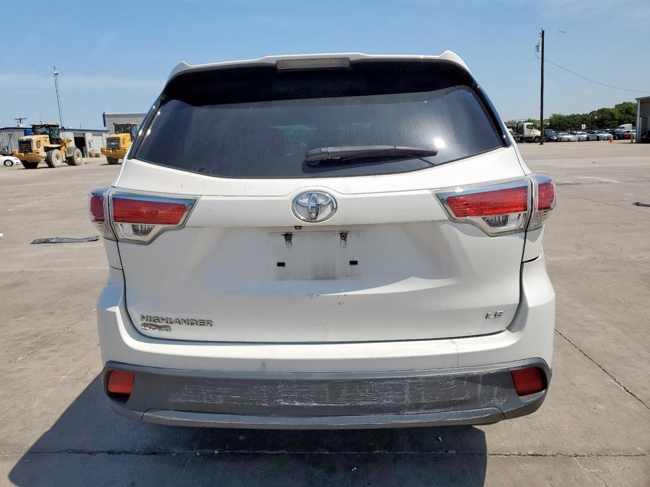 2015 Toyota Highlander Le VIN: 5TDZKRFH6FS073592 Lot: 64459155
