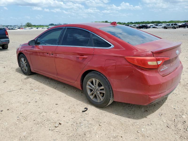  HYUNDAI SONATA 2017 Бордовый