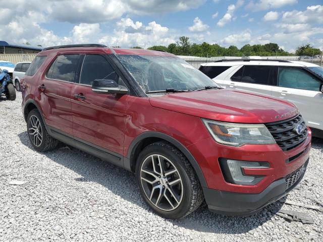  FORD EXPLORER 2016 Czerwony