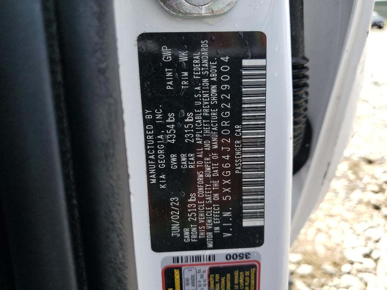 2024 Kia K5 Gt Line VIN: 5XXG64J20RG229004 Lot: 63658505